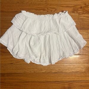 Aeropostale White Layered Skirt